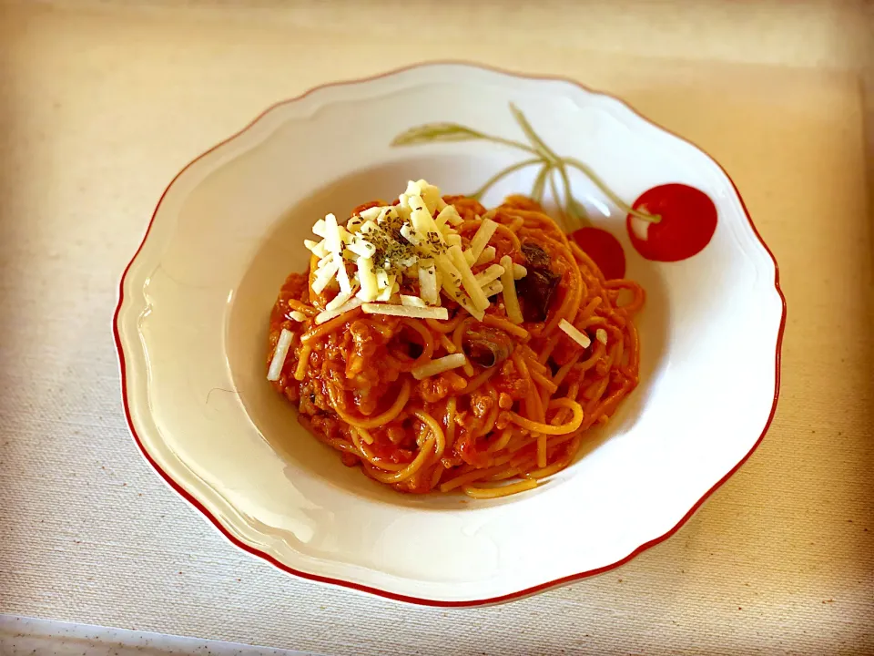 大豆ミートのトマトソーススパゲッティ|Megさん