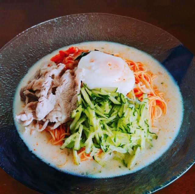 豆乳ビビン麺