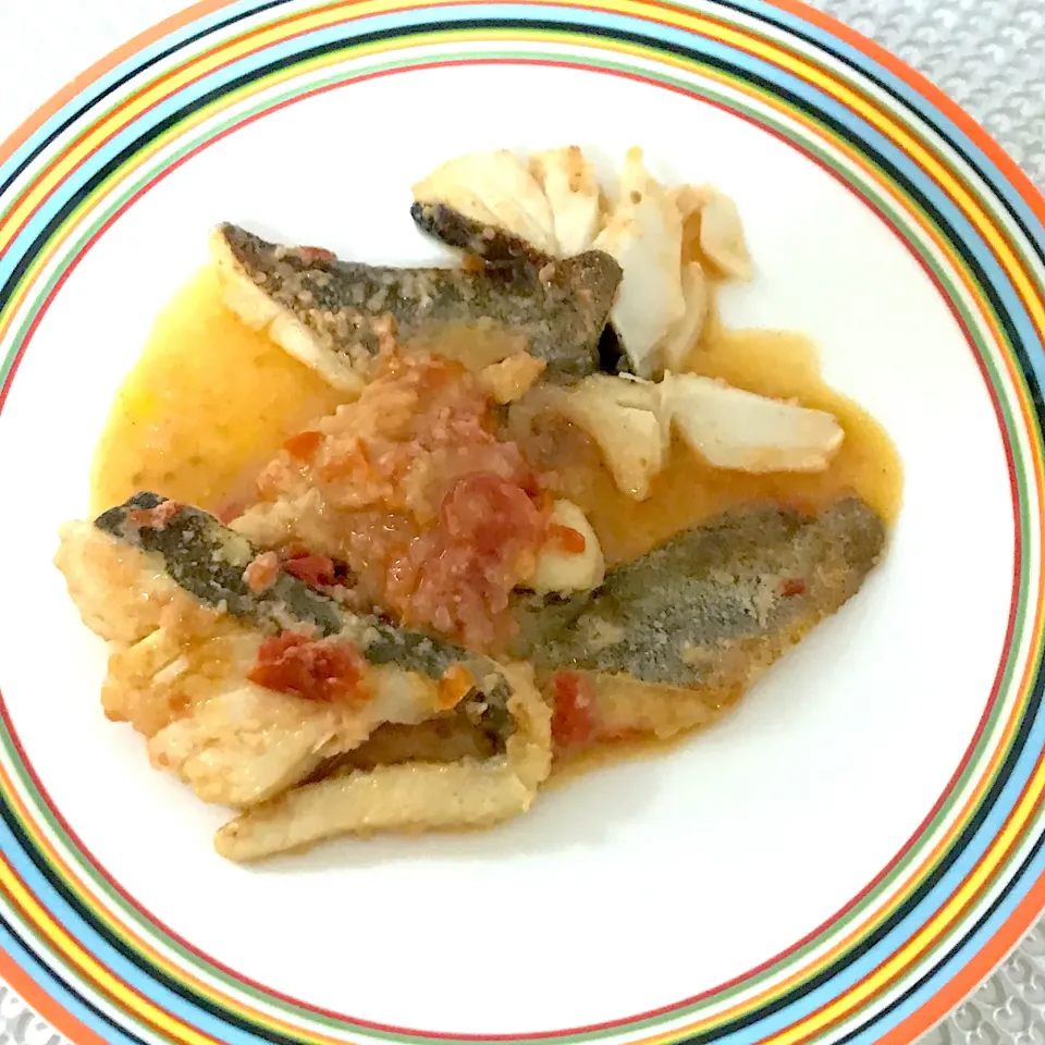 トマト🍅こうじのお魚グリル|コマツ菜さん