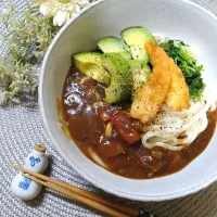 Snapdishの料理写真:和風トマトカレーうどん 😋