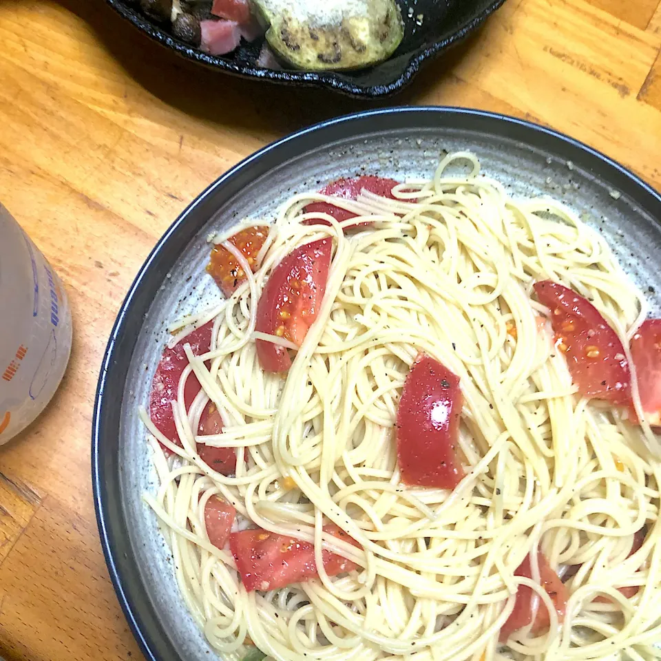 アンチョビとトマトの冷製パスタ|ミカさん