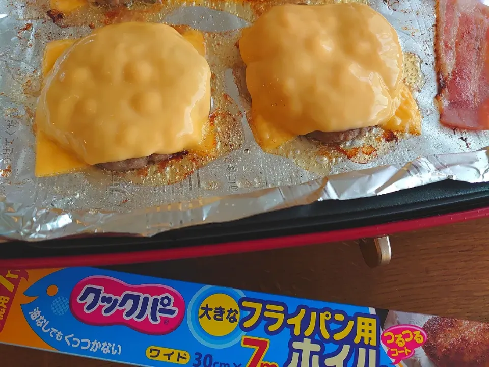 ホットプレートでセルフバーガー|はるさん