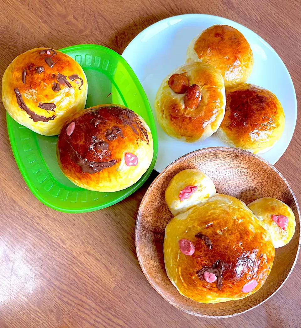 子供達作のパン達🍞|かなさん