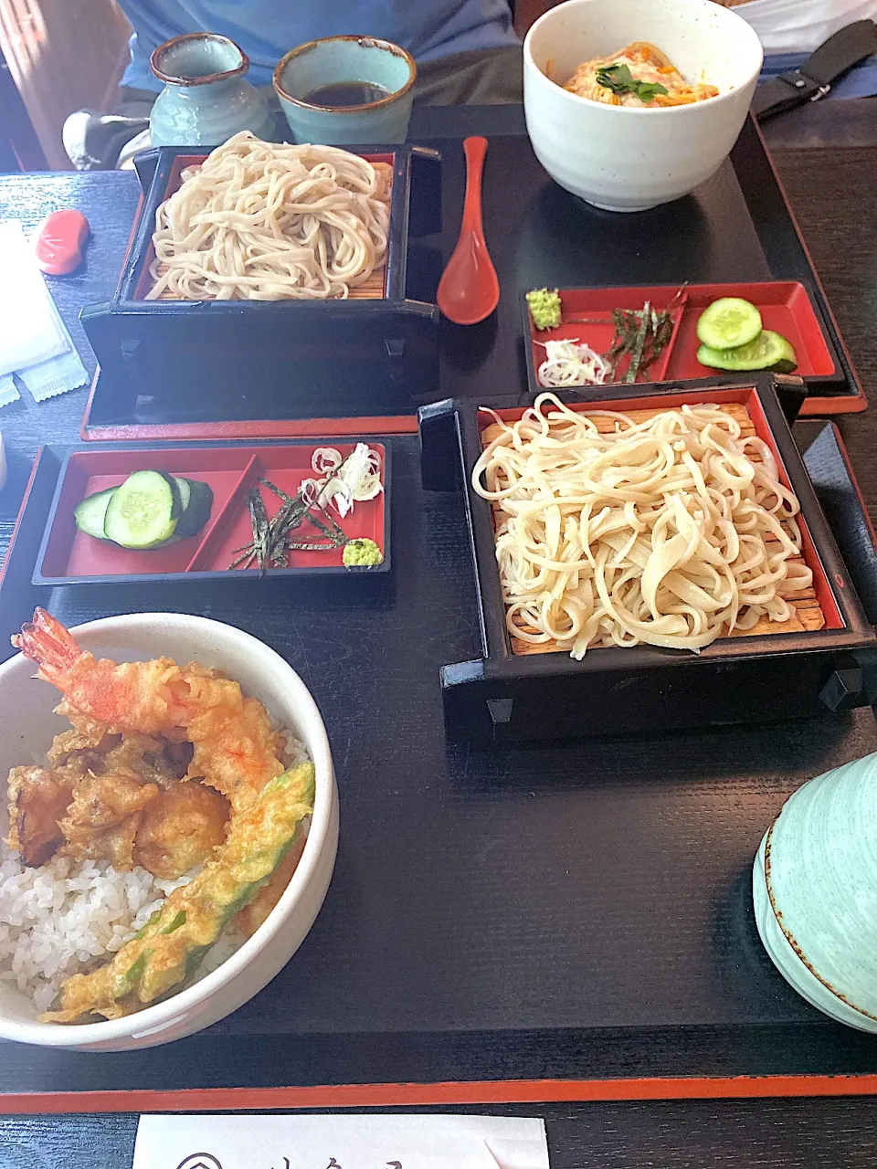 蕎麦❁︎天丼🍤|まゆさん