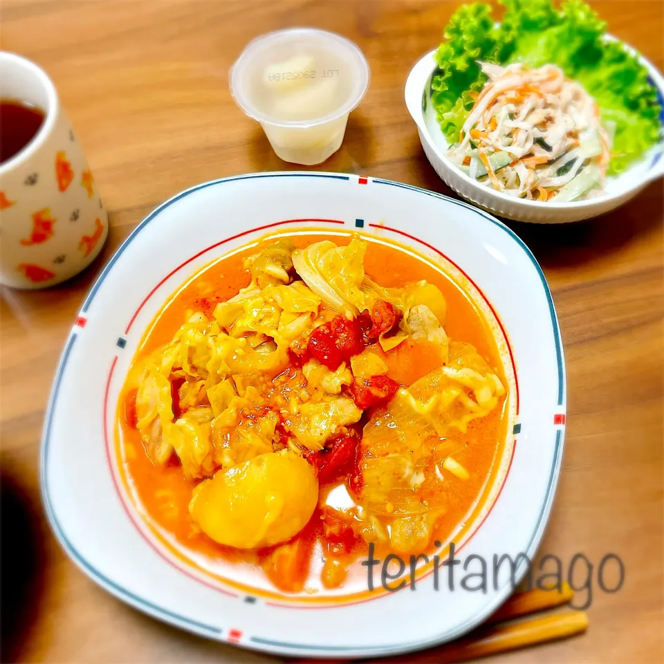 チキンのトマト煮込み|teritamagoさん