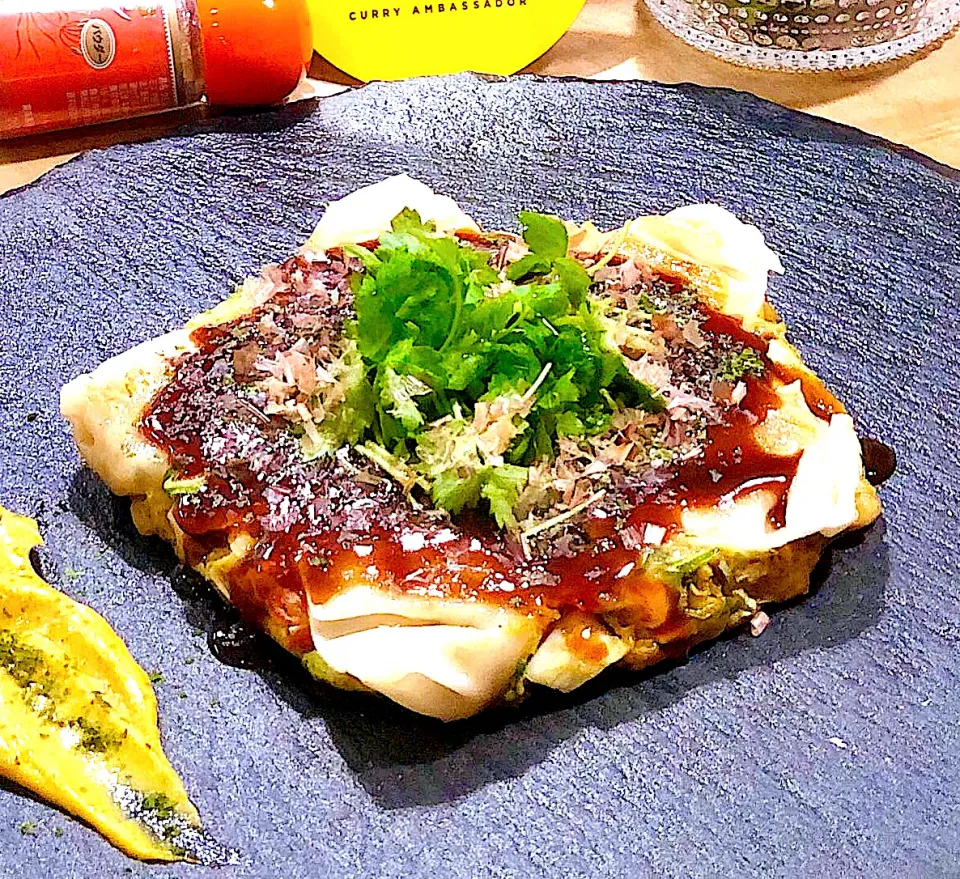 カレーお好み焼き〜餃子玉〜|1480_kojiさん