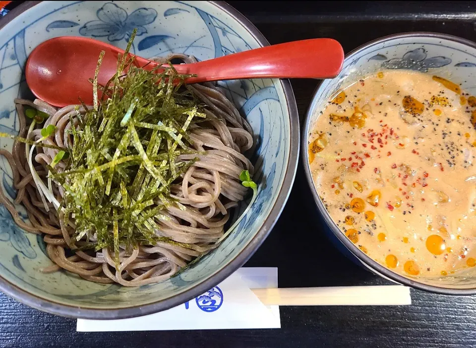 つけ蕎麦BONSAI立川北店の「ごまだれ鶏つけ蕎麦」☆|けんさん