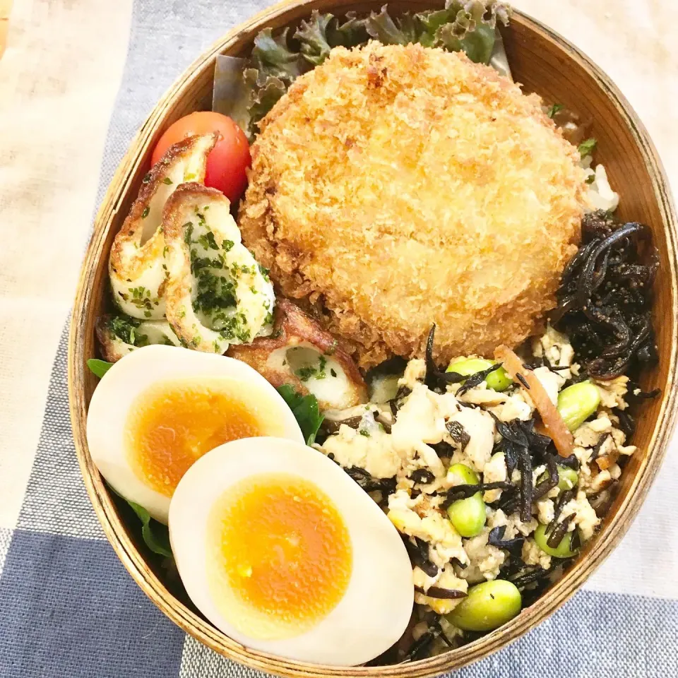 今日のパパ弁当は乗っけ盛り弁当♪|key♪さん