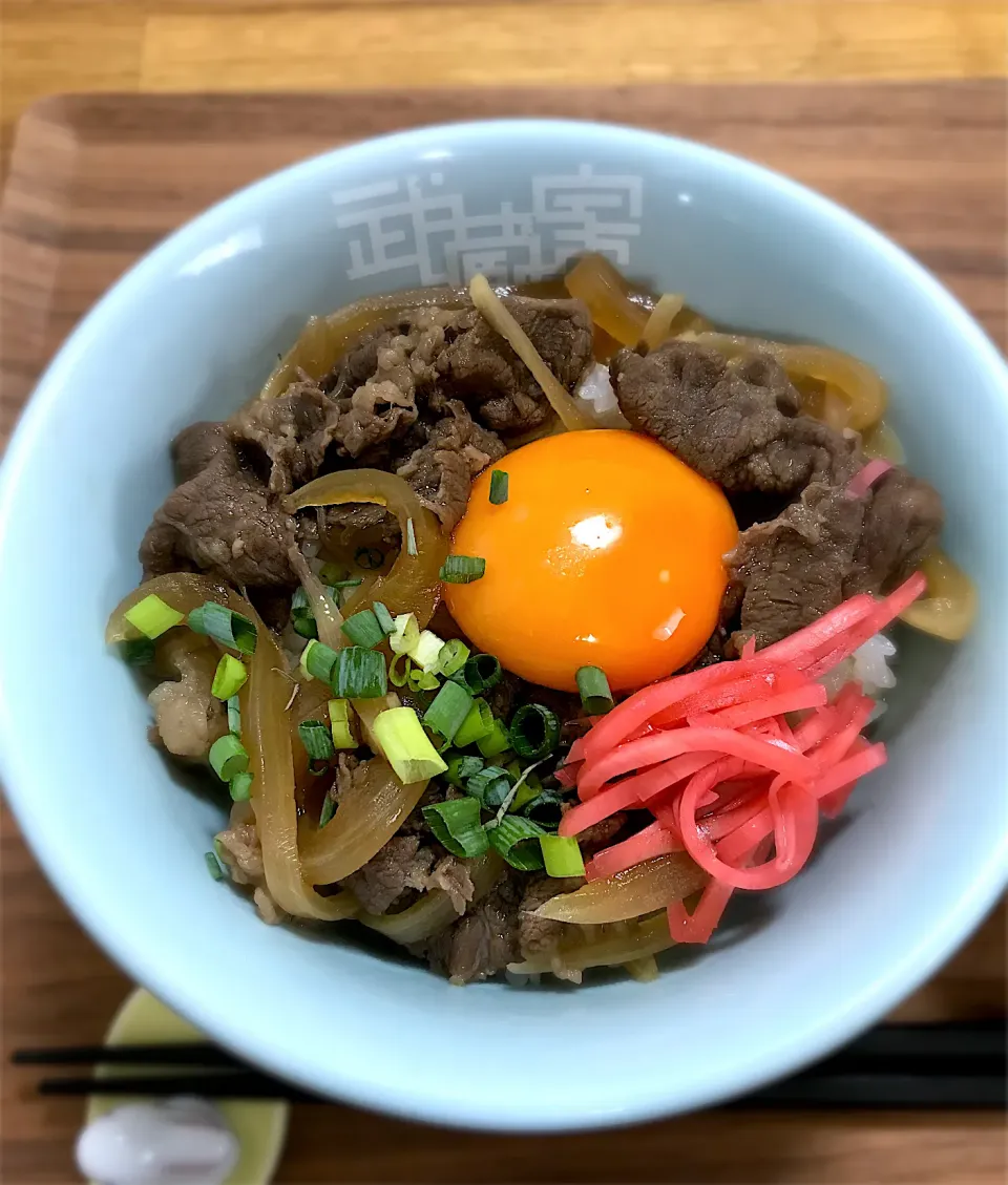 朝から牛丼♪|morimi32さん