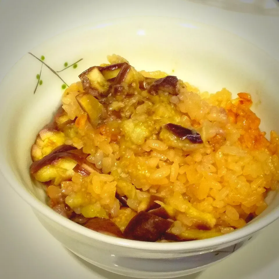 なすの炊き込みご飯|osanpowankoさん
