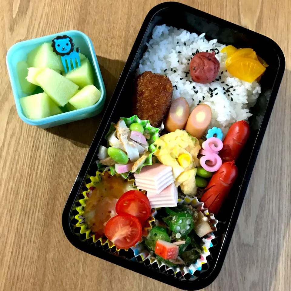 小1男子の学童弁当🍙|ちぃさん