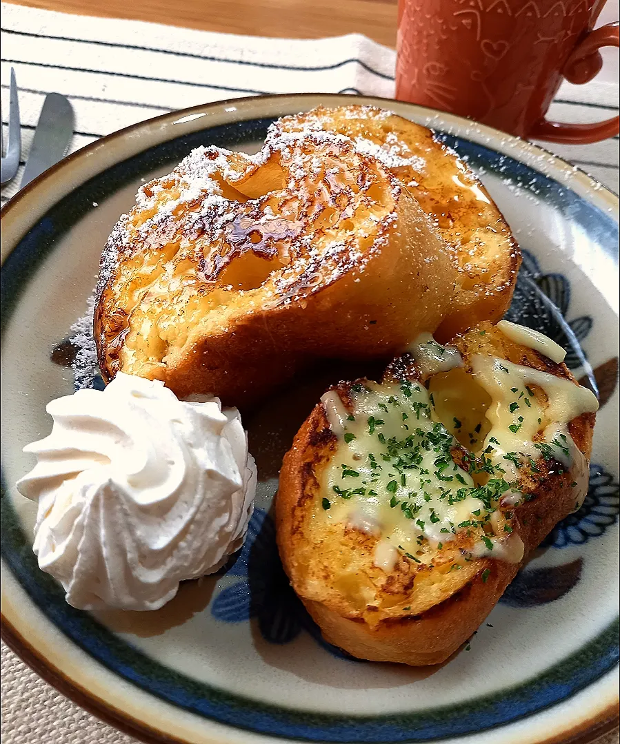 息子の朝昼兼用ご飯(^o^)
フレンチトースト|ナオミさん