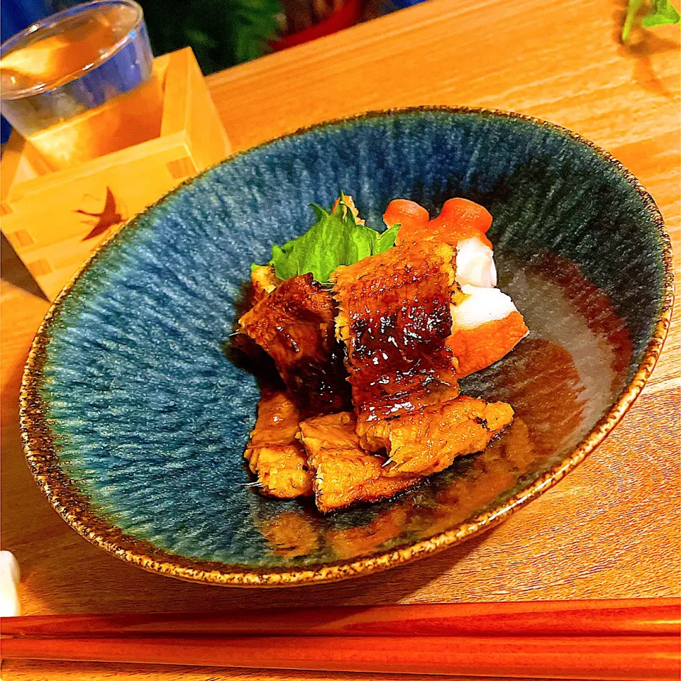 簡単冷酒のおつまみ🍶　🐙🐟煮穴子とタコのお造り|Sの食卓さん