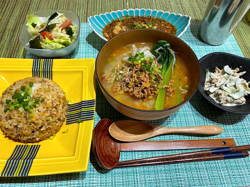 麹甘酒で坦々麺|休日限定ままさん