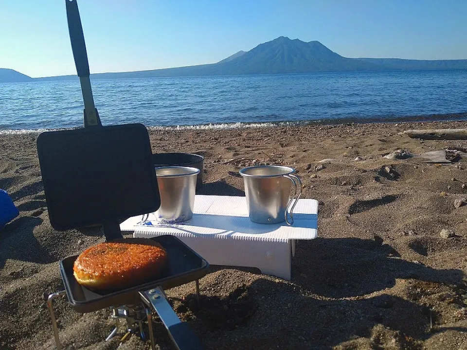 こんな簡単な朝ごはんでもイイよね －🏕湖畔キャンプ🍴－|Kanaさん