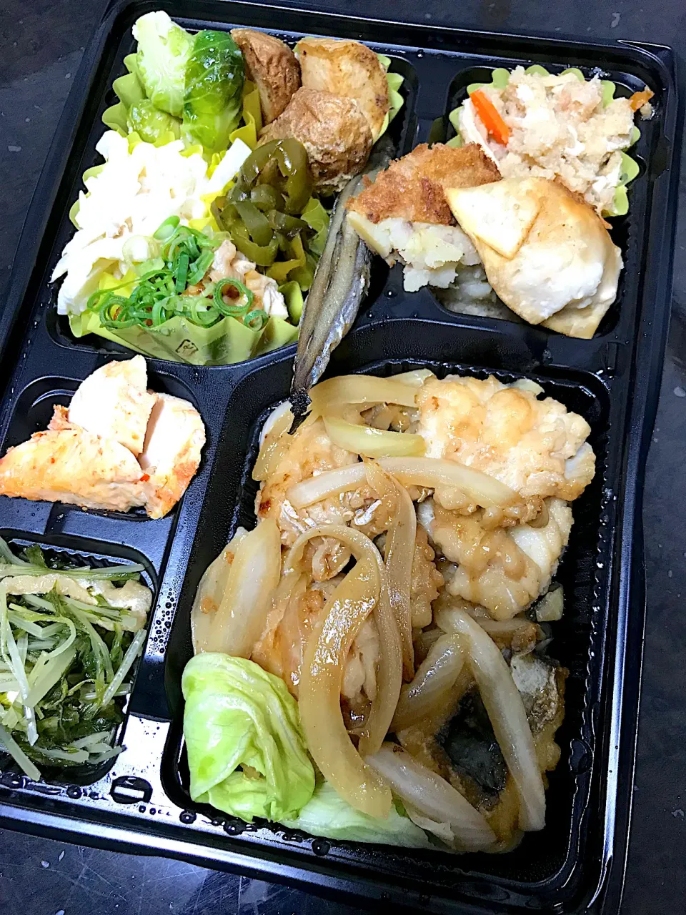 ハモのてりやき、ご飯なしお弁当|saturnさん