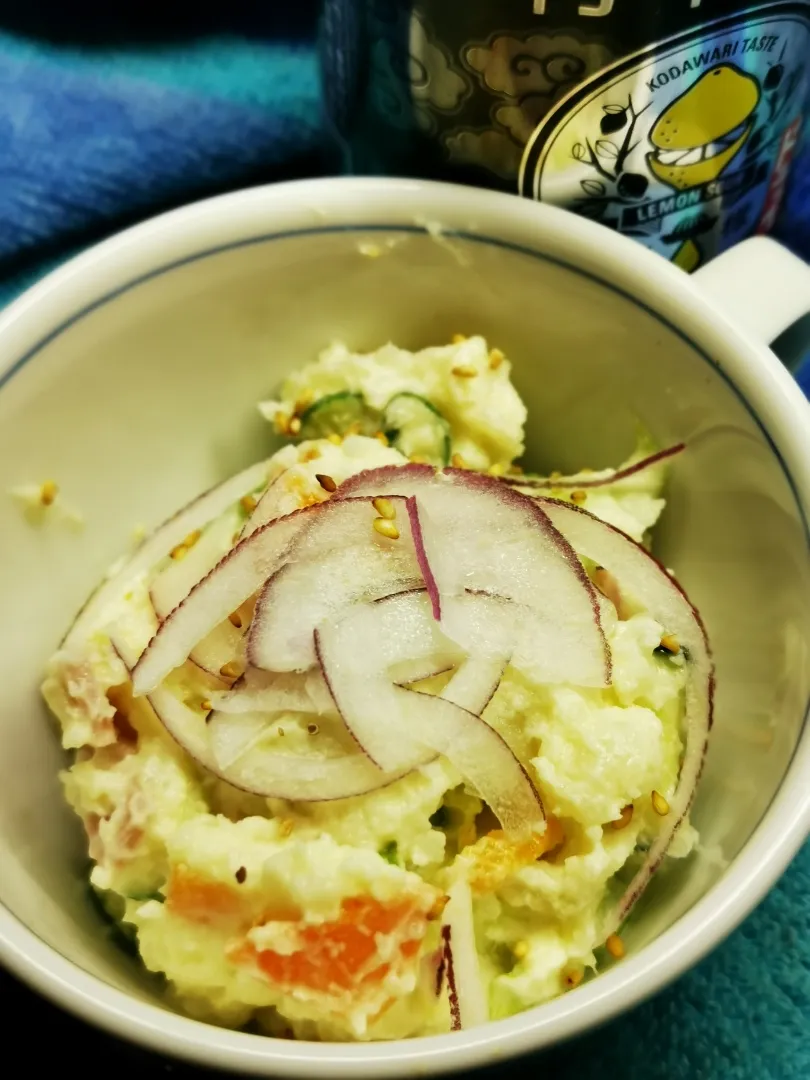 もう1品〜ポテトサラダ🥗うまかばい👌|ペンギンさん