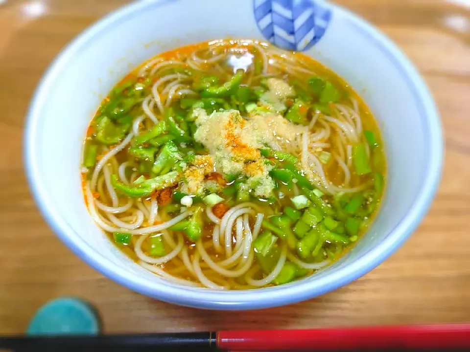 そうめんの冷やし担々麺風|chi-momoさん