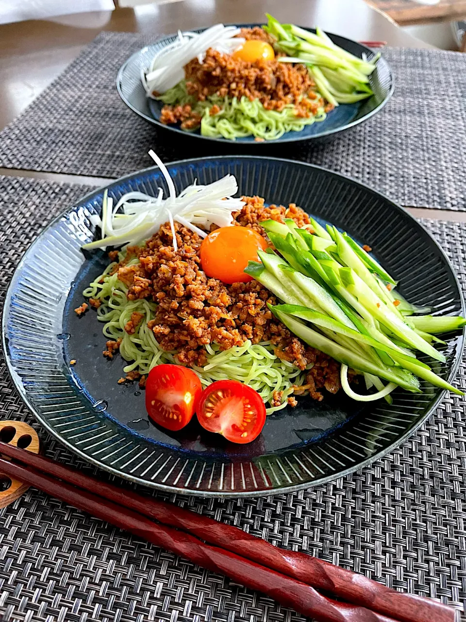 海藻麺でジャージャー麺|ナガマンさん