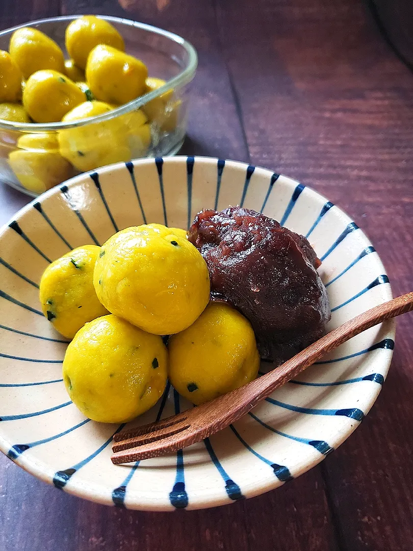 かぼちゃのお豆腐白玉|こはるのスマイルごはんさん