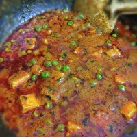 Snapdishの料理写真:Matar Paneer gravy|Anurag Tiwaryさん