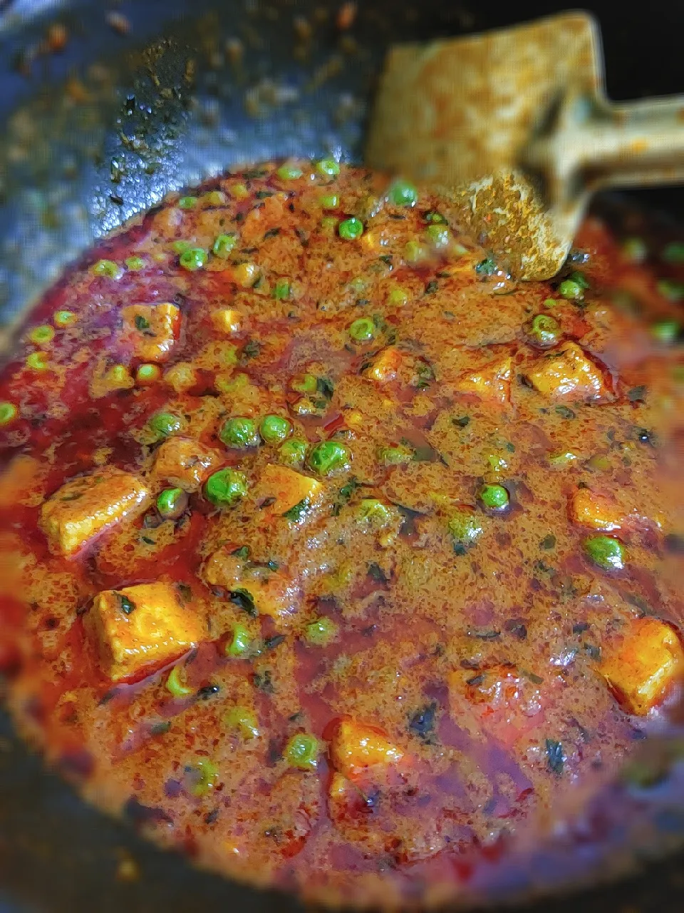 Snapdishの料理写真:Matar Paneer gravy|Anurag Tiwaryさん