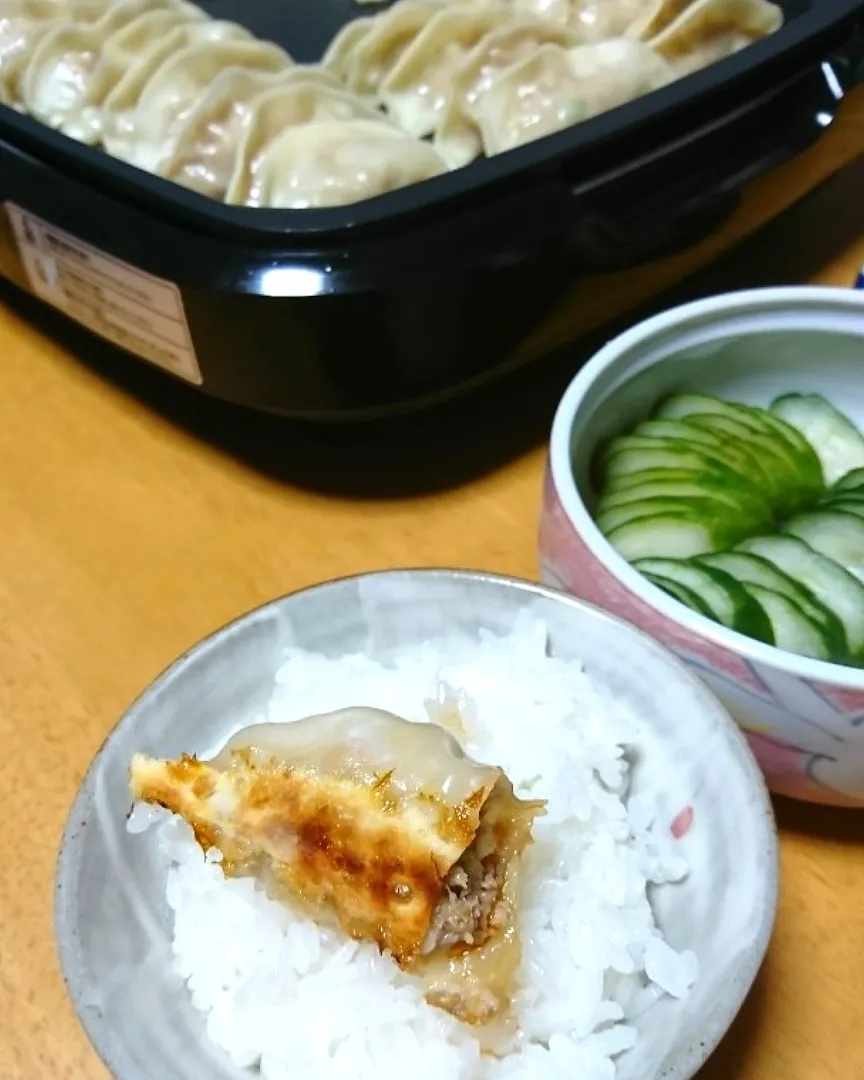 今夜は焼き餃子|しまだ ちえこさん