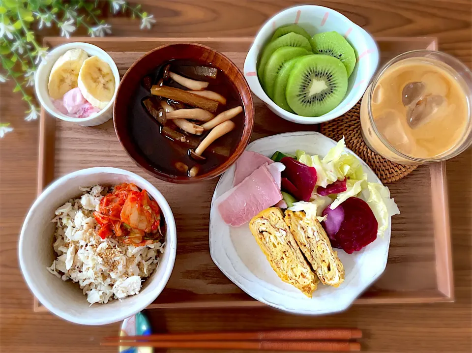 Snapdishの料理写真:朝ごはんプレート|ゆみさん