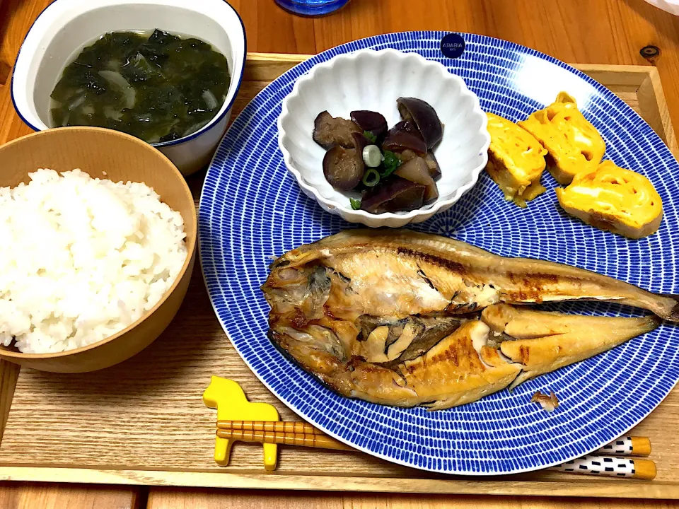 Snapdishの料理写真:ほっけの塩焼き|saknさん