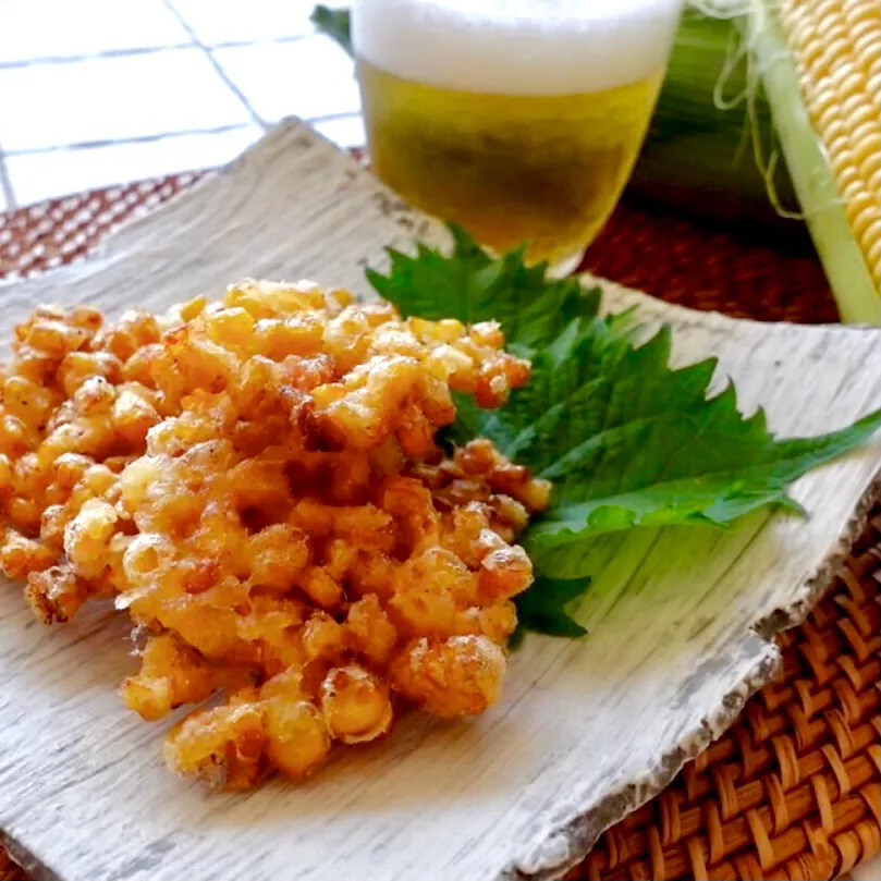 サクサク食感の絶品とうもろこし🌽天ぷら【レシピ動画あり✌️】|おーこ🍅野菜ソムリエの母ちゃんさん