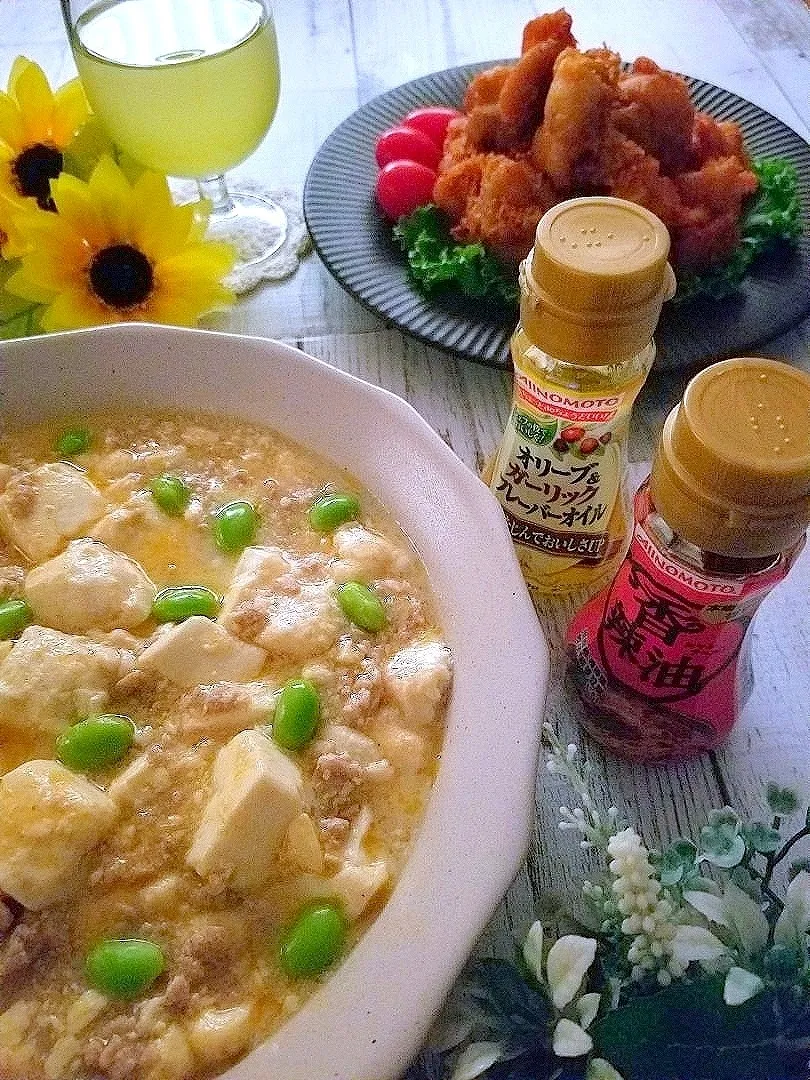 麻婆豆腐
中華唐揚げ|sugar beansさん