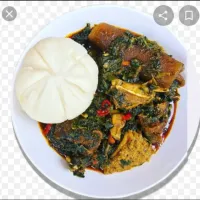 Afang soup and pounded yam|Umoh Michaelさん