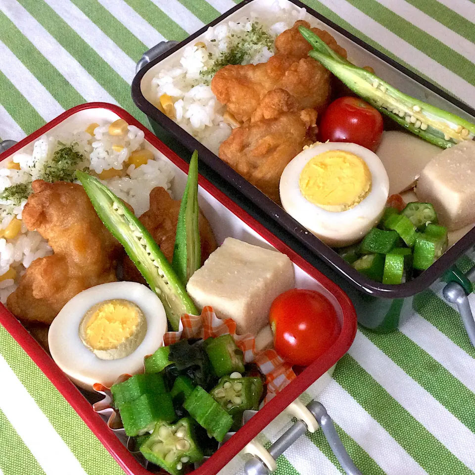 長女のJK弁当　唐揚げ〜|yukoさん