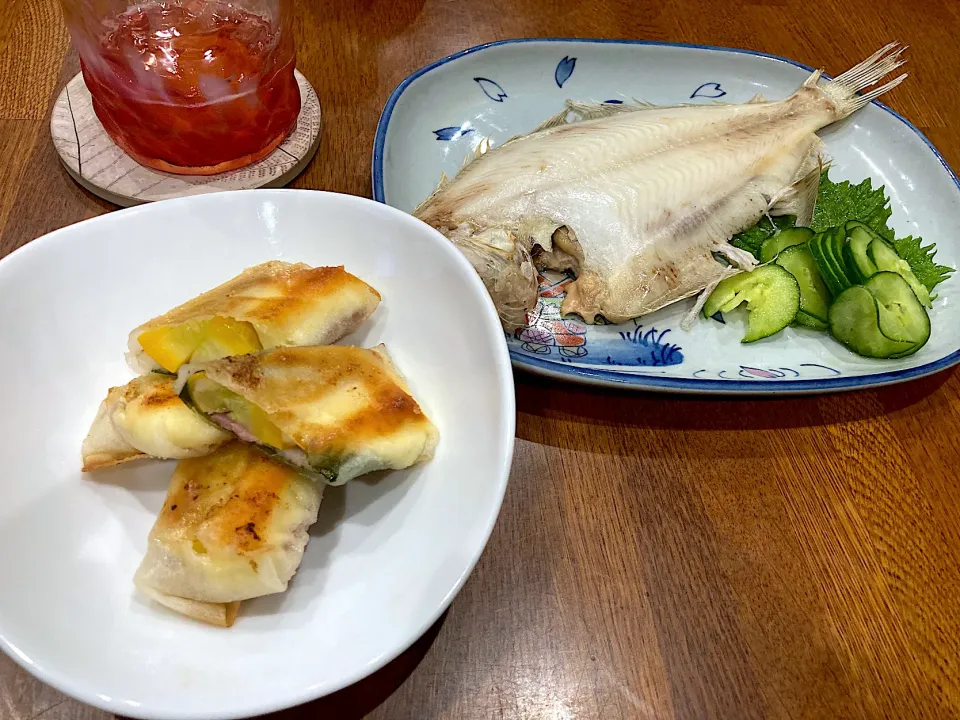 夏休み前の 素朴な晩ご飯(笑)|sakuramochiさん