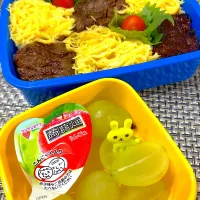 Snapdishの料理写真:久々のお弁当（焼き肉重）|usa_ringさん