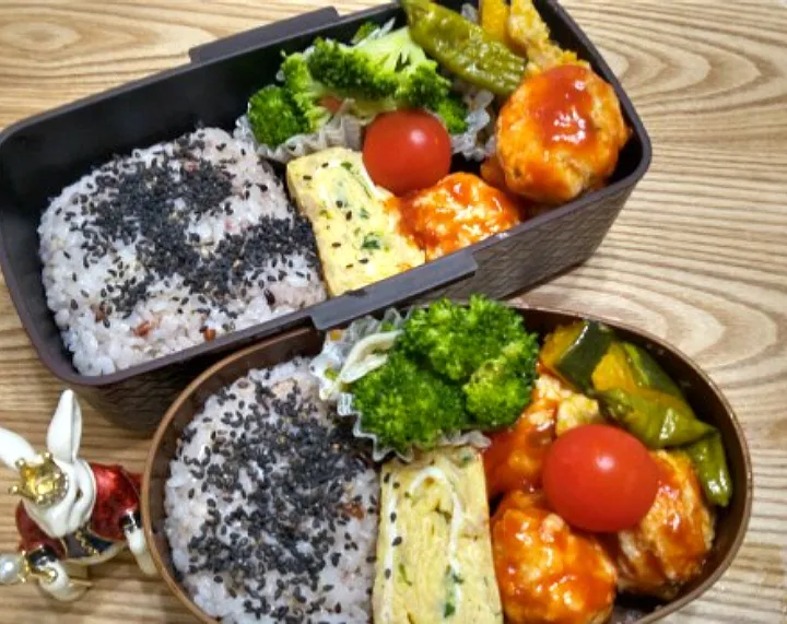 Snapdishの料理写真:'21．8/16
本日のジジババ弁当🍱|たえさん