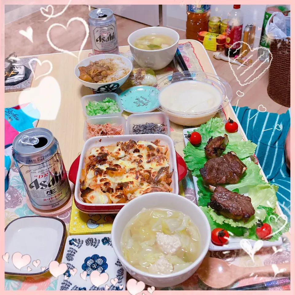 ８／１６ ｍｏｎ 晩ごはん🍴＊○°|rinaronarさん