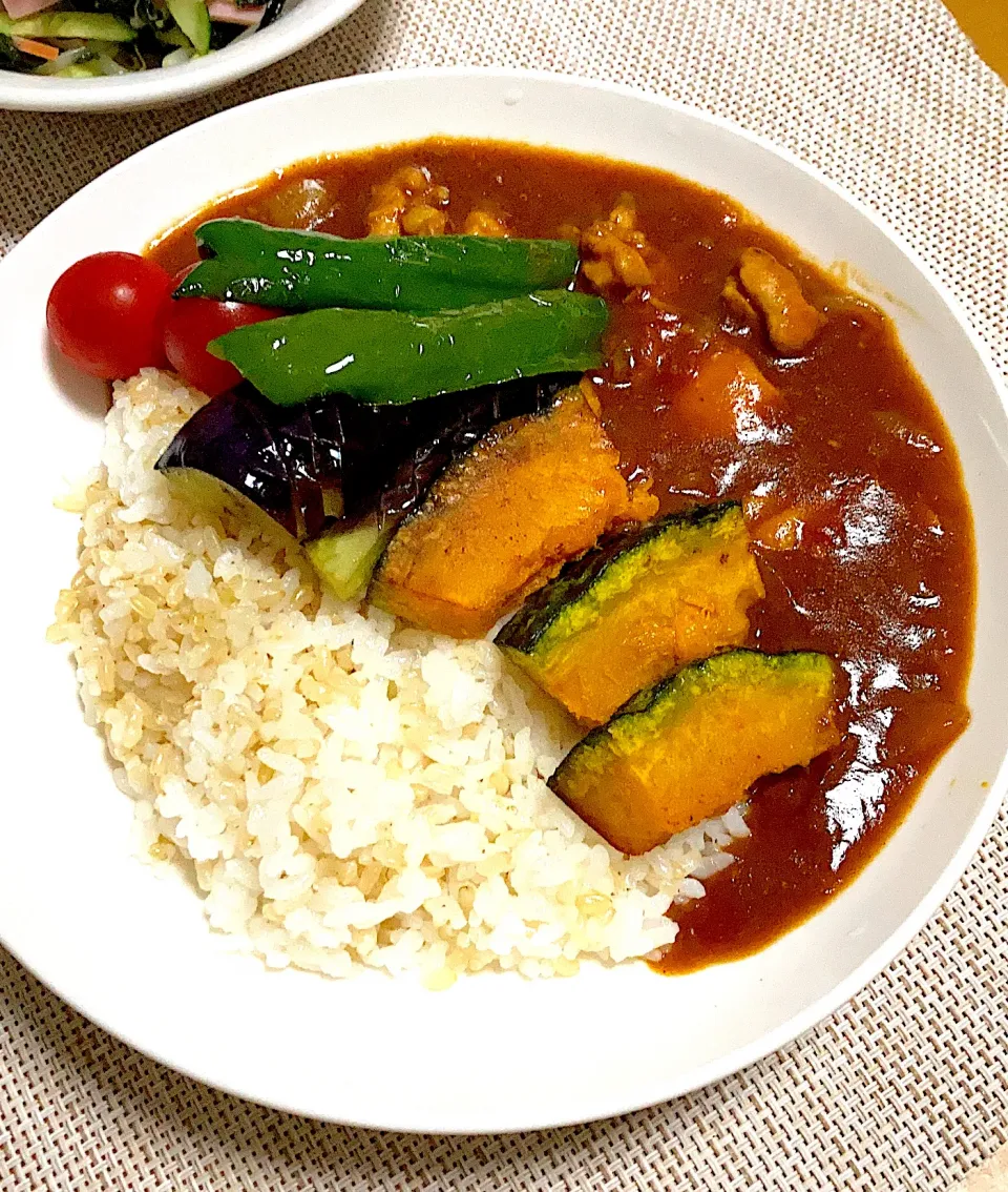 夏野菜チキンカレー|よしみさん