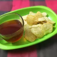 Darjeeling tea and chips|Sprihanさん