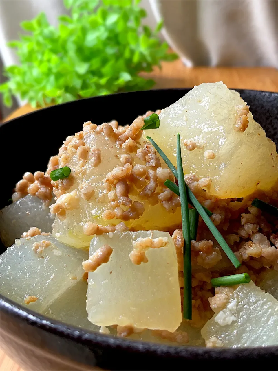 塩糀と紫玉ねぎ糀で麻婆冬瓜✨とうがんの塩麻婆|9421beruさん