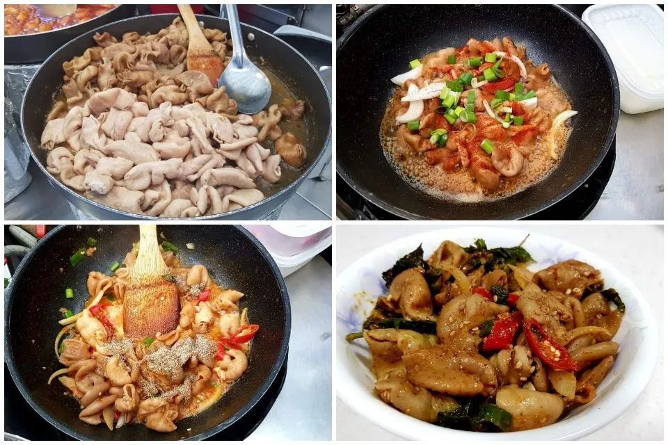 Street Food - stir-fried ox intestine @ Gwangjang Market|steven z.y.さん