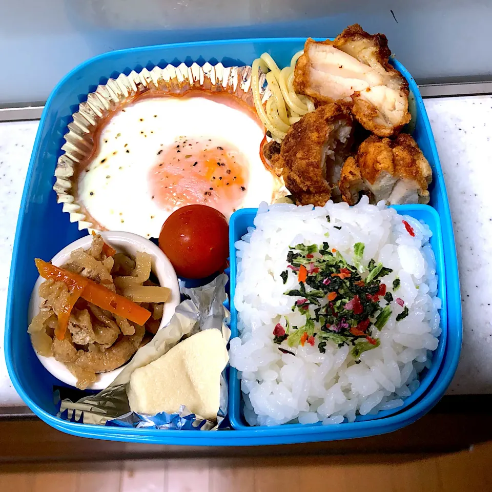 Snapdishの料理写真:2021.8.17小1夏休み弁当|ラブリー心愛さん