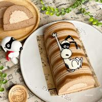 スヌーピーの抹茶ロールケーキ Namimo Snapdish スナップディッシュ Id 4xjmua