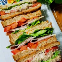 Whole wheat Tuna Sandwich + Ham Cheese by Paniti Homemade 😋
サンドイッチ|Paniti Kamonsapakitさん