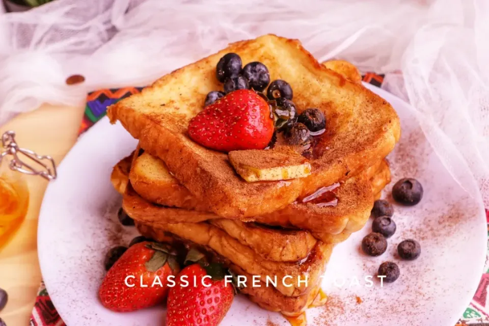 Classic French toast 😍|Tushinさん