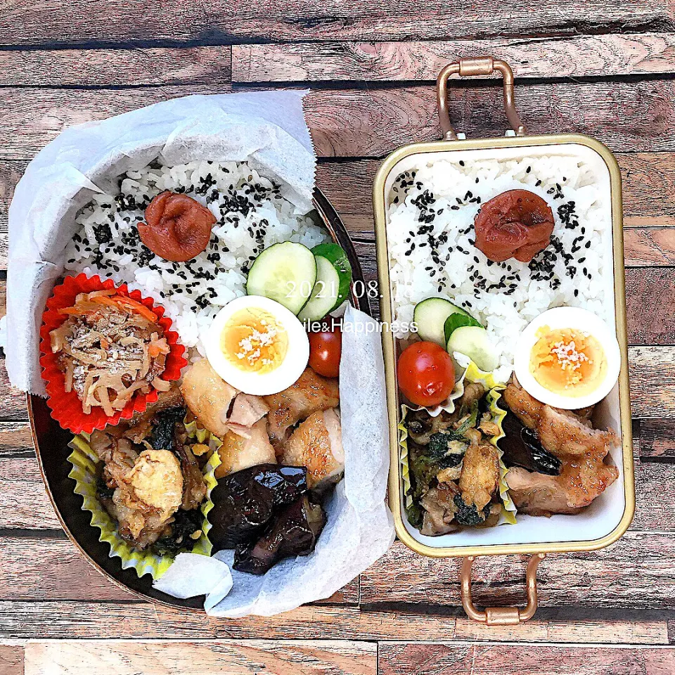 Snapdishの料理写真:2人弁当😁|Rie Naganoさん