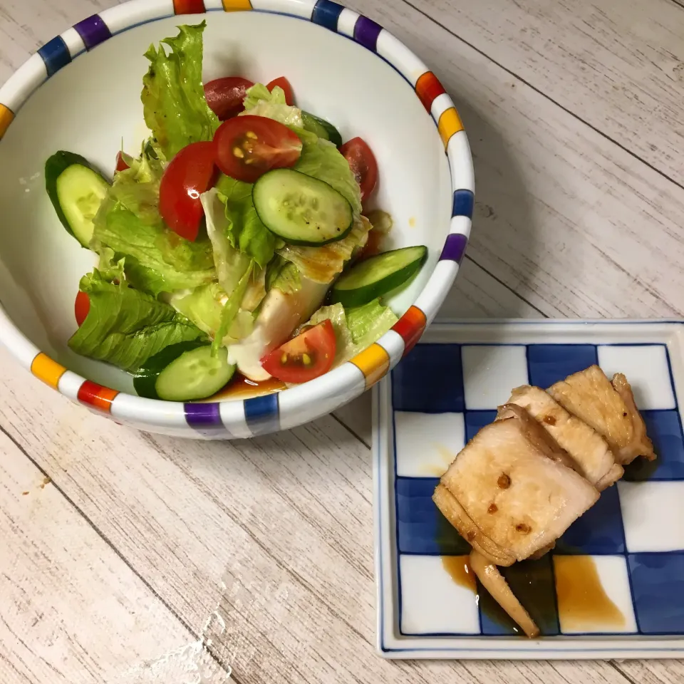 煮鶏とサラダ豆腐|はるさん