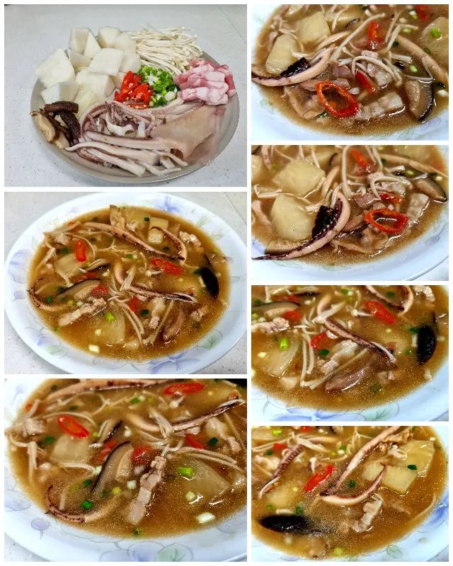 鱿鱼羹 dried squid soup|steven z.y.さん