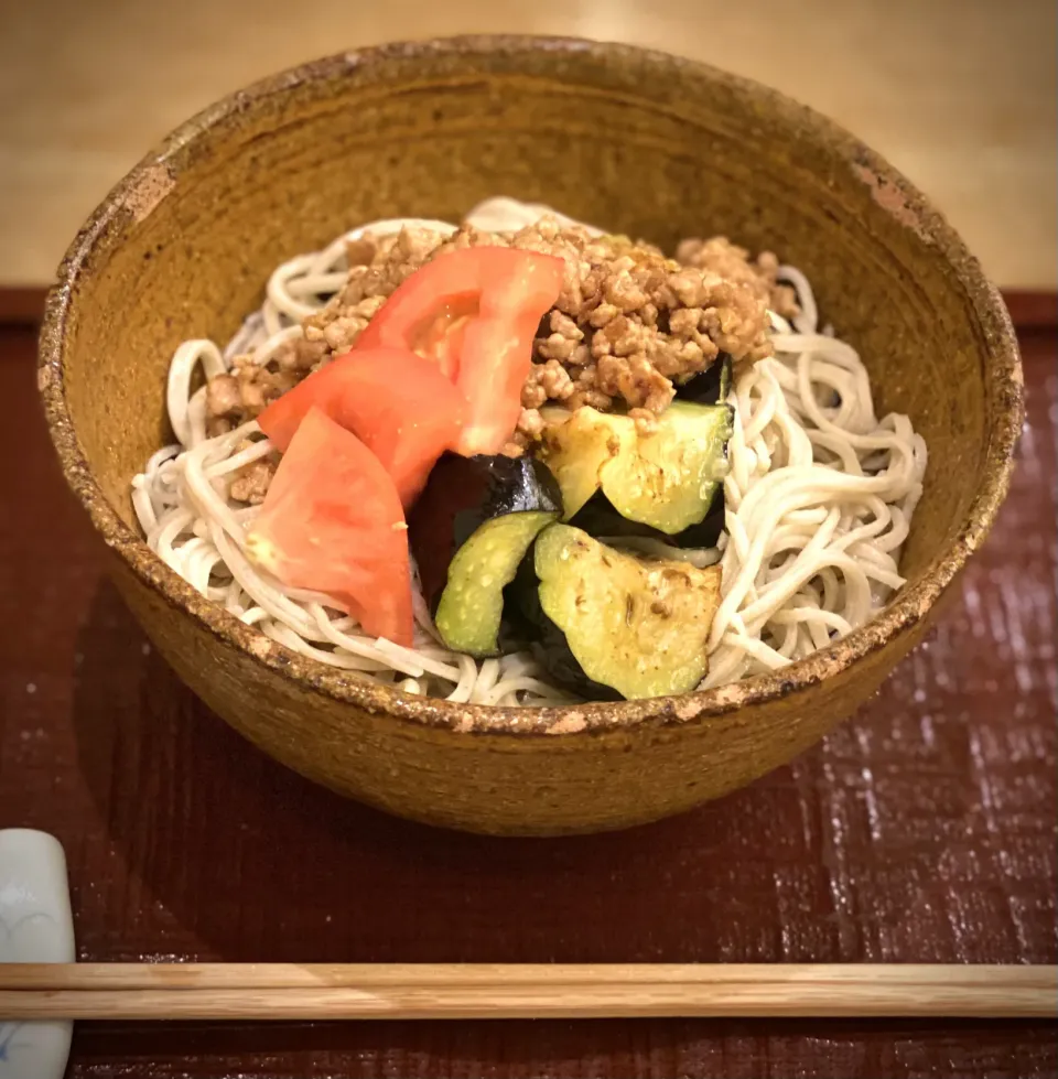 肉味噌ぶっかけ蕎麦🍜|にゃあ（芸名）さん