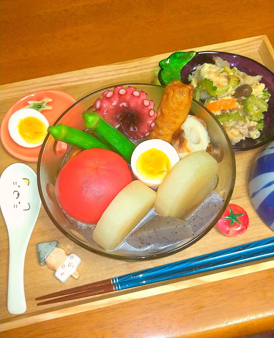 冷やし夏おでん🍢|とししいたけさん